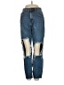 ONE X ONETEASPOON 100% Cotton Color Block Blue Jeans Size 25 waist - photo 1