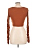 Fashion Nova Brown Long Sleeve Top Size L (estimated) - photo 2