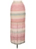 Shein 100% Polyester Stripes Pink Casual Skirt Size L - photo 2