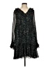 Ungaro 100% Polyester Stars Black Cocktail Dress Size M - photo 1