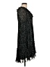 Ungaro 100% Polyester Stars Black Cocktail Dress Size M - photo 4