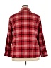 Chaps 100% Cotton Plaid Red Fleece Size 2X - photo 2