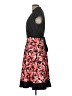 Karin Stevens 100% Polyester Print Black Cocktail Dress Size 12 - photo 5