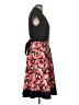 Karin Stevens 100% Polyester Print Black Cocktail Dress Size 12 - photo 4