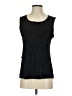Christopher & Banks 100% Polyester Black Sleeveless Blouse Size S - photo 1