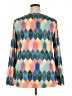 Unbranded Argyle Teal Long Sleeve Blouse Size XXL - photo 2