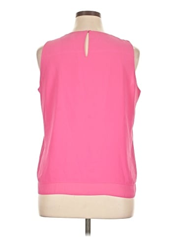 Rose + Olive Sleeveless Blouse (view 2)