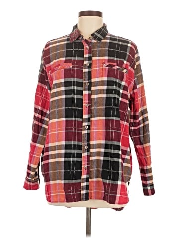 BDG Long Sleeve Button-Down Shirt (view 1)