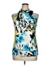 Heart Soul Blue Sleeveless Blouse Size XL - photo 1