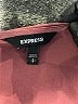 Express 100% Polyester Burgundy Short Sleeve Top Size S - photo 7
