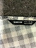 Shein 100% Polyester Houndstooth Black Casual Dress Size 6 - photo 7