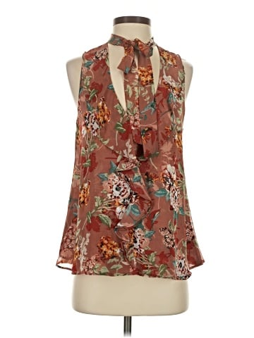 Sun & Shadow Sleeveless Blouse (view 1)