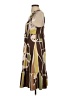 BCBGMAXAZRIA Graphic Brown Cocktail Dress Size S - photo 5