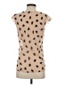 CAbi 100% Polyester Tan Short Sleeve Blouse Size S - photo 2