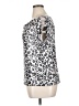 DressBarn Animal Print Silver Short Sleeve Top Size XL - photo 5