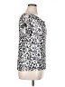 DressBarn Animal Print Silver Short Sleeve Top Size XL - photo 4