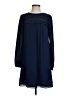 Max Studio 100% Polyester Solid Blue Casual Dress Size XS - photo 1