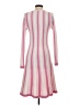 Shein 100% Polyester Stripes Pink Cocktail Dress Size 4 - photo 2