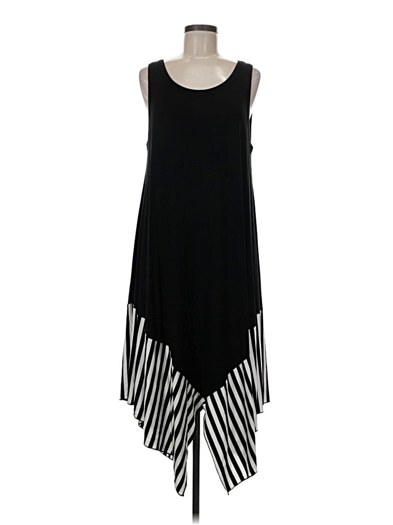 Pre-owned Comfy Usa Casual Dress In Black