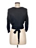 Assorted Brands 100% Rayon Black Blue Cardigan One size - photo 2
