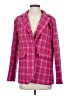 Shein 100% Polyester Houndstooth Pink Blazer Size 2 - photo 1