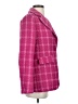 Shein 100% Polyester Houndstooth Pink Blazer Size 2 - photo 4