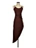 Popular 21 Solid Brown Cocktail Dress Size S - photo 1