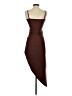 Popular 21 Solid Brown Cocktail Dress Size S - photo 2