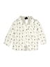 Little Rebels Print White Ivory Long Sleeve Button-Down Shirt Size 3T - photo 1