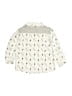 Little Rebels Print White Ivory Long Sleeve Button-Down Shirt Size 3T - photo 2
