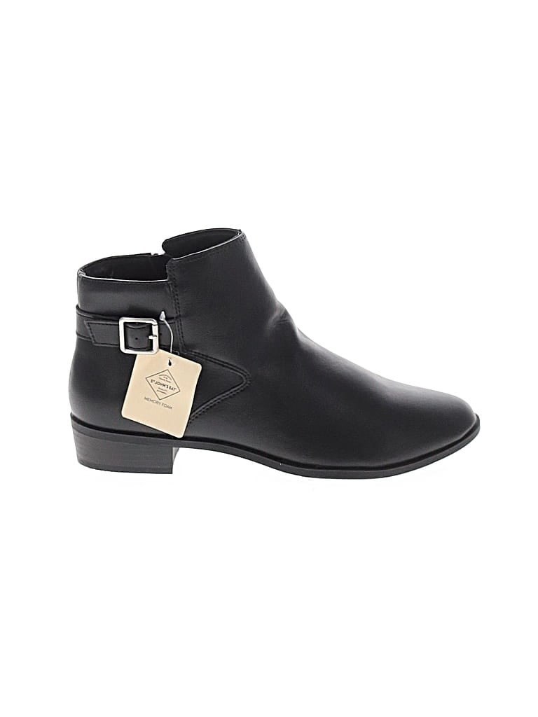 St. John's Bay Ankle Boots In Black