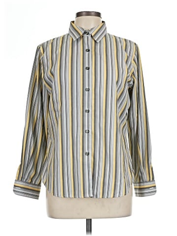 Foxcroft Long Sleeve Button-Down Shirt (view 1)