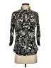 Ellen Tracy Animal Print Black 3/4 Sleeve Blouse Size S - photo 1