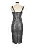 Forever 21 Metallic Silver Cocktail Dress Size M - photo 2
