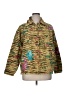Life Style 100% Cotton Print Gold Jacket Size 1X - photo 1