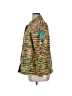 Life Style 100% Cotton Print Gold Jacket Size 1X - photo 5