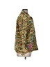 Life Style 100% Cotton Print Gold Jacket Size 1X - photo 4
