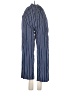 Unbranded 100% Polyester Stripes Blue Casual Pants Size S - photo 1