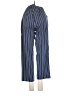 Unbranded 100% Polyester Stripes Blue Casual Pants Size S - photo 2