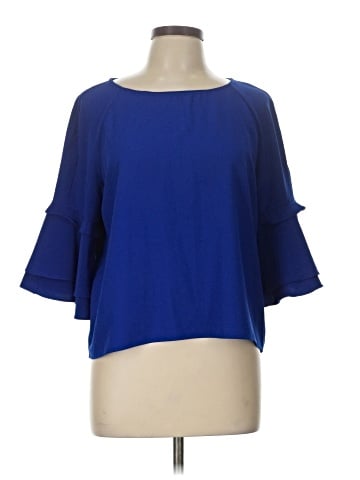 Design Lab Lord & Taylor 3/4 Sleeve Blouse (view 1)