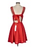 BCBGeneration Solid Red Cocktail Dress Size 4 - photo 2