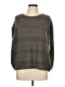 T Tahari Metallic Gray Pullover Sweater Size L - photo 1