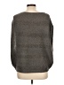 T Tahari Metallic Gray Pullover Sweater Size L - photo 2