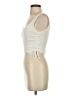Zara Ivory Sleeveless Top Size S - photo 5