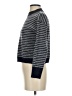 Knit Mix Houndstooth Blue Pullover Sweater Size S - photo 5