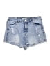 Almost Famous Blue Denim Shorts Size 11 - photo 1