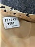 Sunday Best 100% Polyester Animal Print Tan Cocktail Dress Size 00 - photo 7