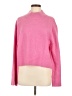 J.Crew Solid Pink Turtleneck Sweater Size M - photo 1