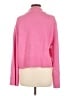 J.Crew Solid Pink Turtleneck Sweater Size M - photo 2