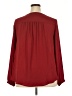 Torrid Solid Burgundy Long Sleeve Blouse Size 2X Plus (2) - photo 2